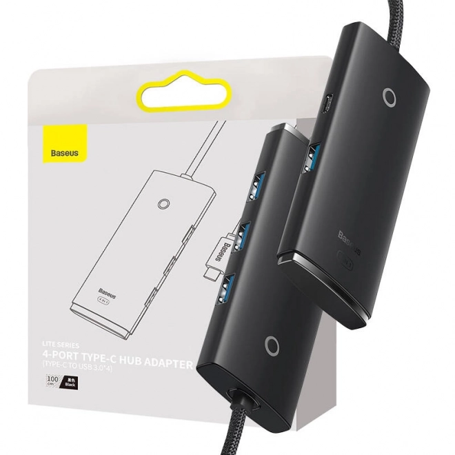 Rozbočovač Baseus Lite Series 4 v 1 USB-C na 4x USB 3.0