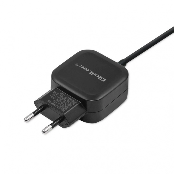 Nabíjačka Qoltec 17W s USB a Micro USB káblom
