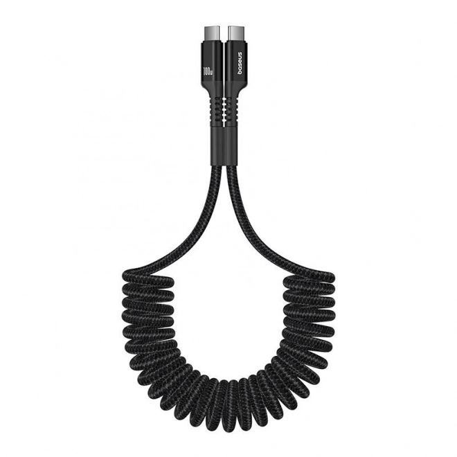 Rýchlonabíjací kábel USB-C na USB-C Baseus Fish-Eye čierny