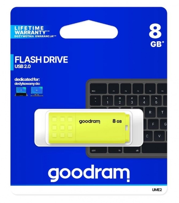 USB kľúč UME2 8GB žltý