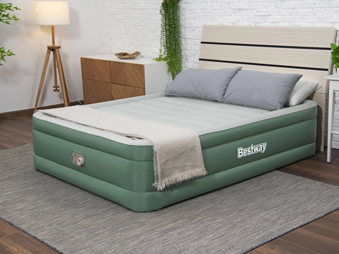 Dvojitý samonafukovací matrac Bestway s pumpou 203x152x46 cm