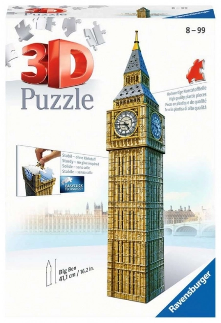 3D puzzle Big Ben, Londýn 216 dielikov