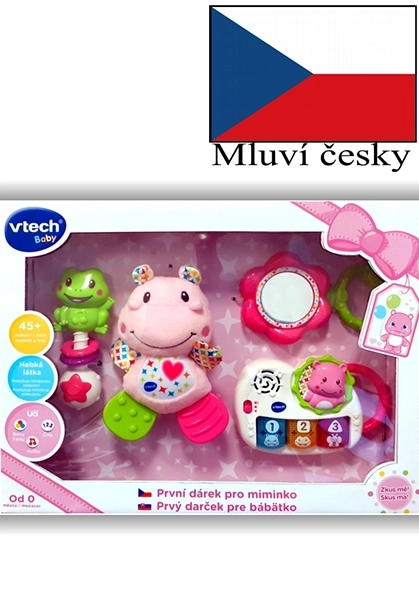 Vtech Prvý darček pre bábätko - ružový