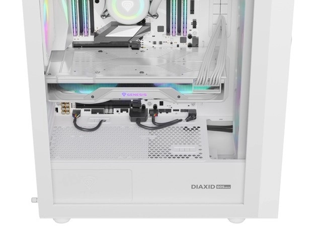 Počítačová skriňa Genesis Diaxid 605 ARGB biela