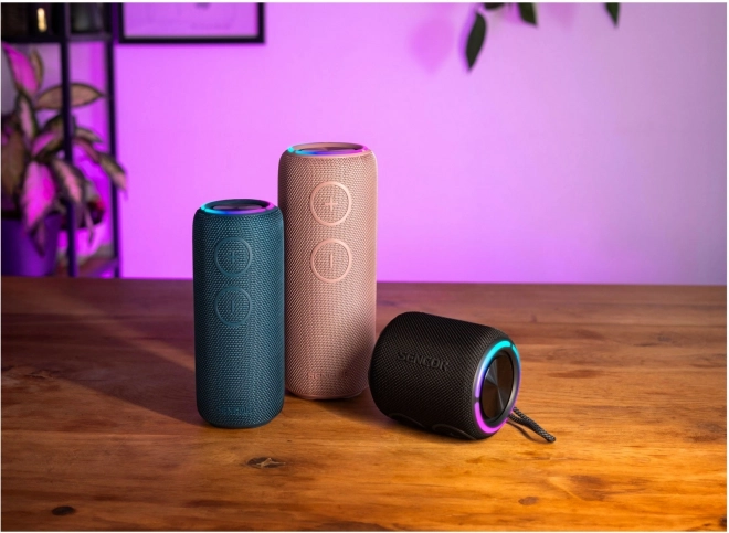 Bezdrôtový Bluetooth reproduktor Sencor Sirius 2 s LED osvetlením a funkciou TWS