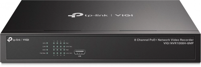 Osemkanálový sieťový videorekordér TP-Link VIGI s PoE+ napájaním