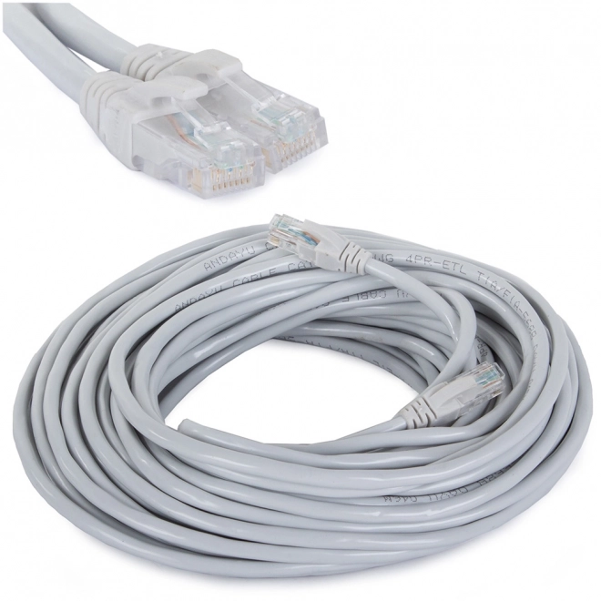 Sieťový kábel LAN RJ45 Patchcord Cat6 Ethernet 20 metrov