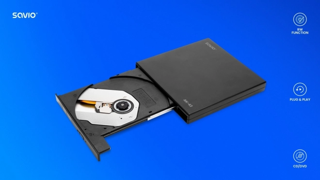 Externá napalovačka USB pre CD/DVD