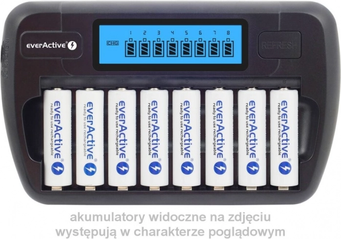 Nabíjačka akumulátorov EVERACTIVE NC-800 pre 8 AA/AAA