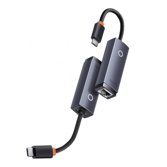 Síťový adaptér Baseus Lite Series USB-C na RJ45 (šedý)