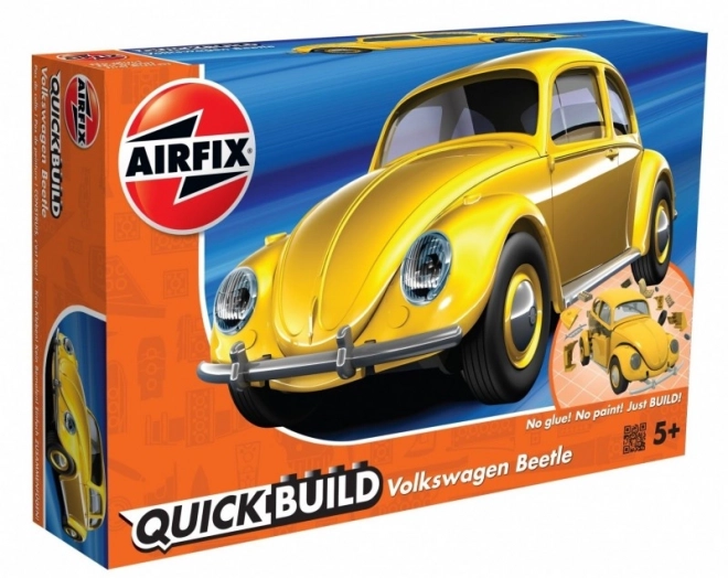 Plastikový model Quickbuild VW Beetle žltý