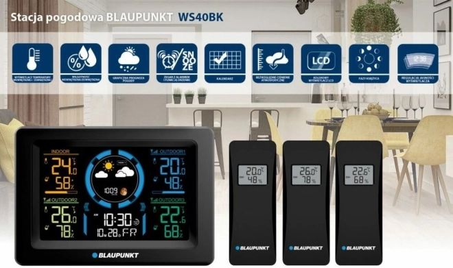 Inteligentná meteorologická stanica Blaupunkt