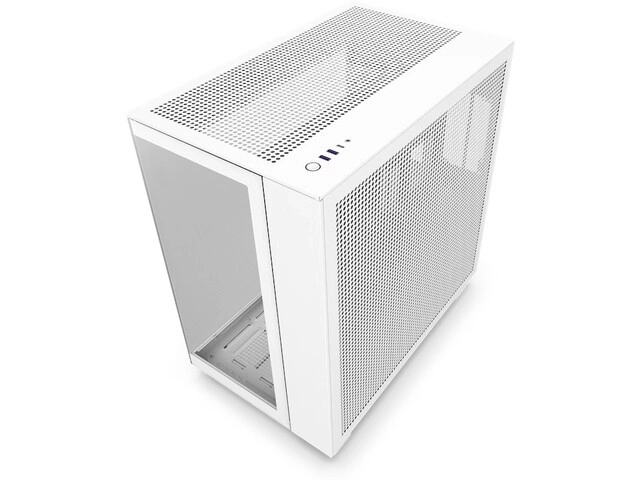 Biela skriňa s oknom NZXT H9 Flow Midi Tower