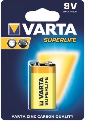 Zinková batéria 9V Superlife, 10 ks