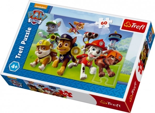 Puzzle Paw Patrol: Pripravení k akcii 60 dielikov