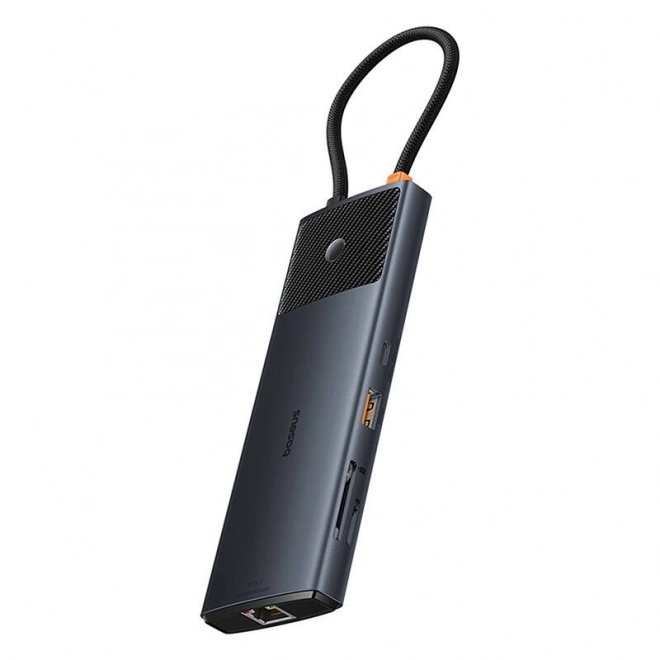 Adaptér Hub Baseus 10v1 USB-C čierny
