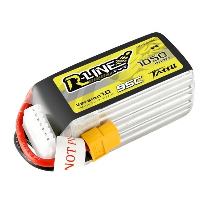 LiPo akumulátor 1050mAh 22.2V 95C TATTU R-Line pre FPV drony