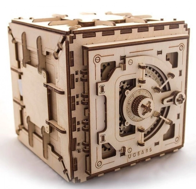 Ugears mechanická 3D drevená skladačka Trezor