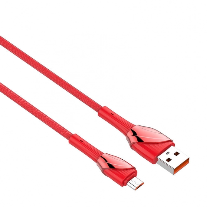 Kábel USB - Micro USB 2m 30W červený