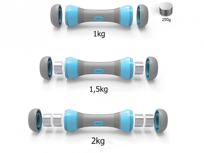 Fitness nastaviteľné činidlá 2 x 2 kg