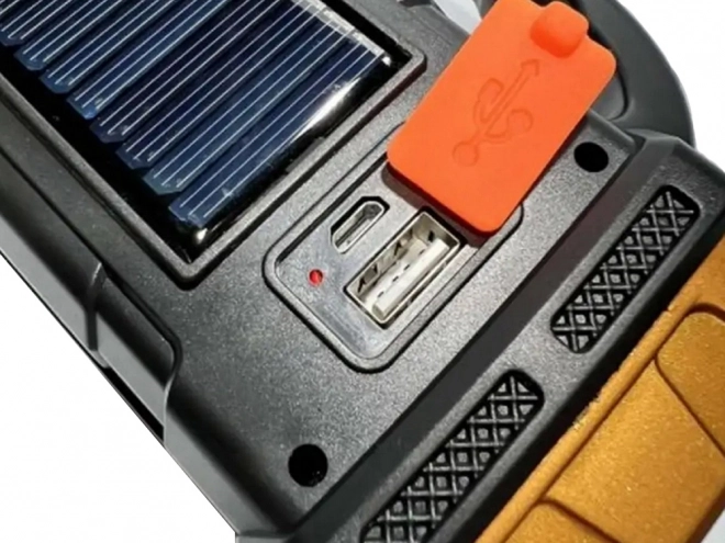 Prenosná solárna LED lampa s powerbankou