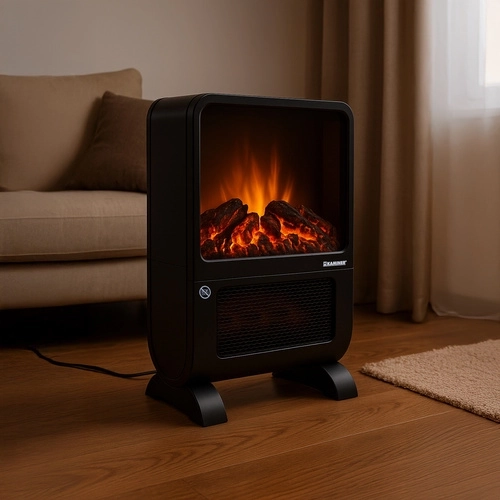 Okamžité teplo a útulný efekt krbu