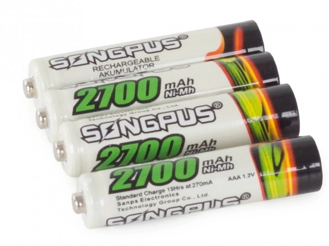 Nabíjacie batérie AAA R3 do 2700 mAh 4ks