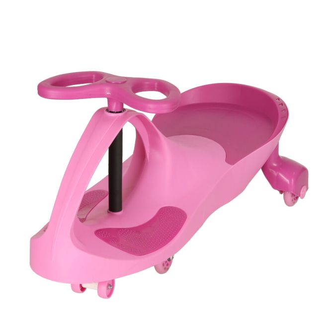 Jazdiaca hračka s LED kolesami ružová