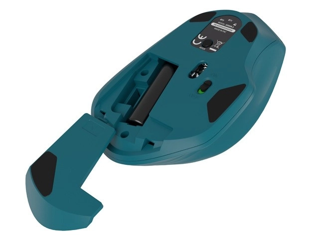 Bezdrôtová myš Siskin 2 1600 DPI Bluetooth 5.0 + 2,4 GHz – Modrá