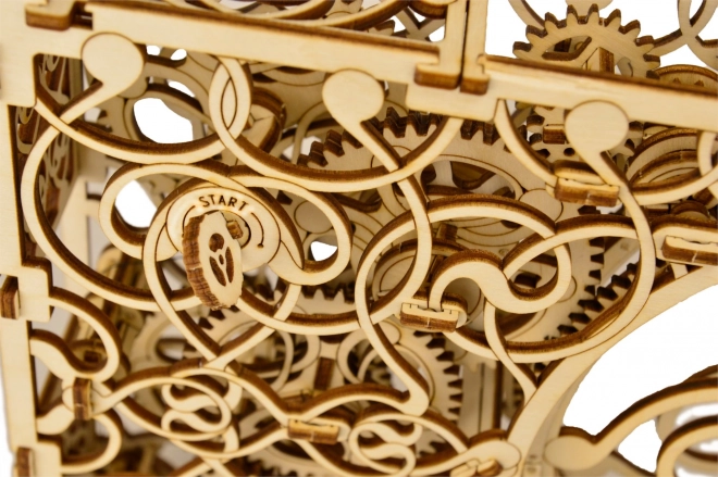 Mechanický obraz - drevené 3D puzzle
