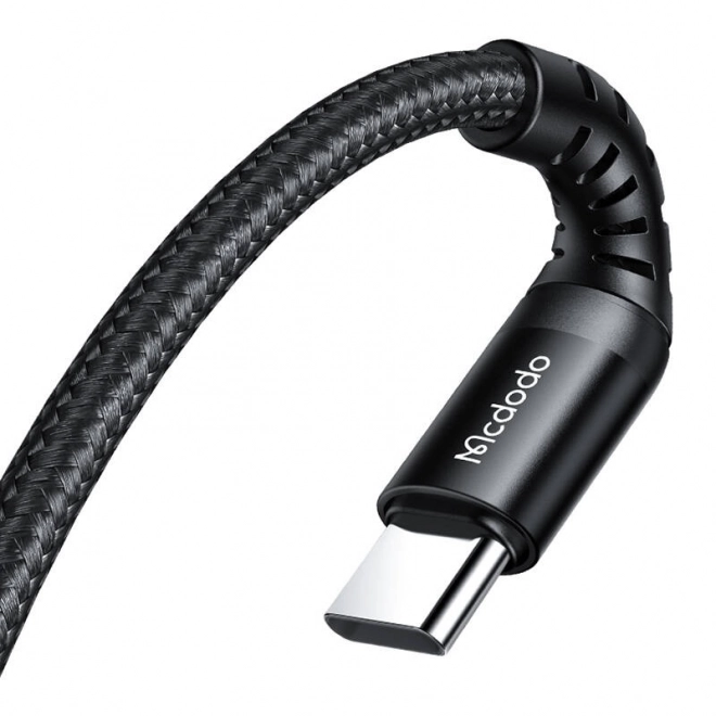 Kabel USB-C na USB-C čierny 1m 60W