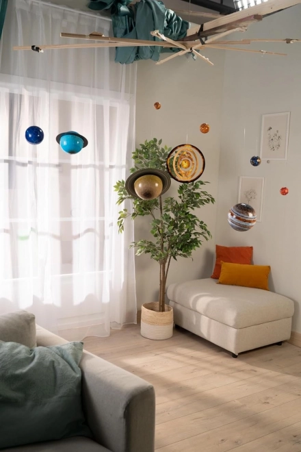 Planetárna sústava 3D 522 dielikov