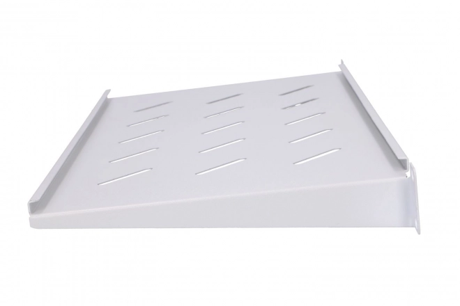 1U polica do nástenných rack skríň sivá 25 cm