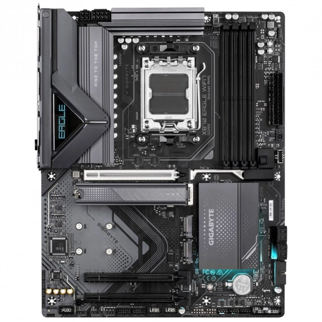 Plochá doska X870 Eagle Wifi7 AM5 4DDR5 HDMI/USB-C ATX