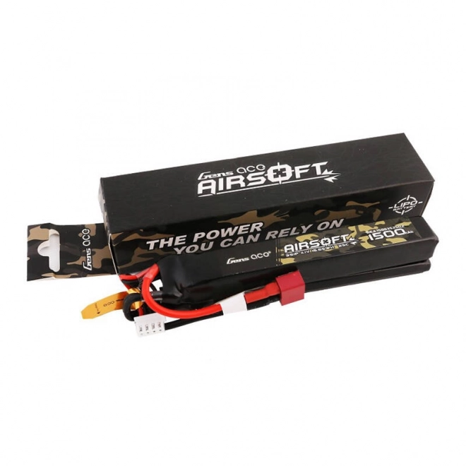 Lipo batéria pre airsoftové zbrane Gens Ace 1500mAh 11,1V