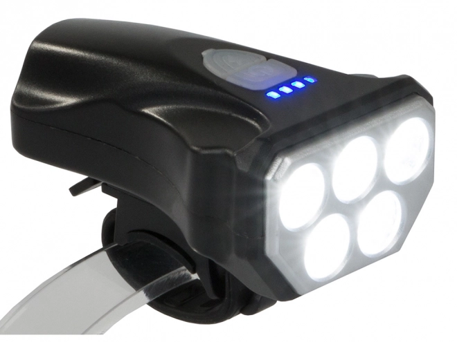 Predná cyklistická lampa 5 LED USB