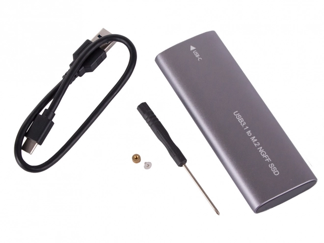 Obal na disk M.2 NGFF USB 3.1 Typ-C