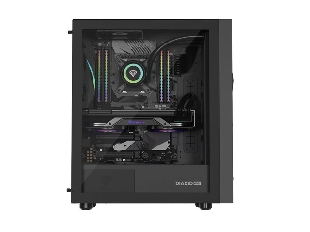 Obudova Genesis Diaxid 605F midi tower USB-C čierna