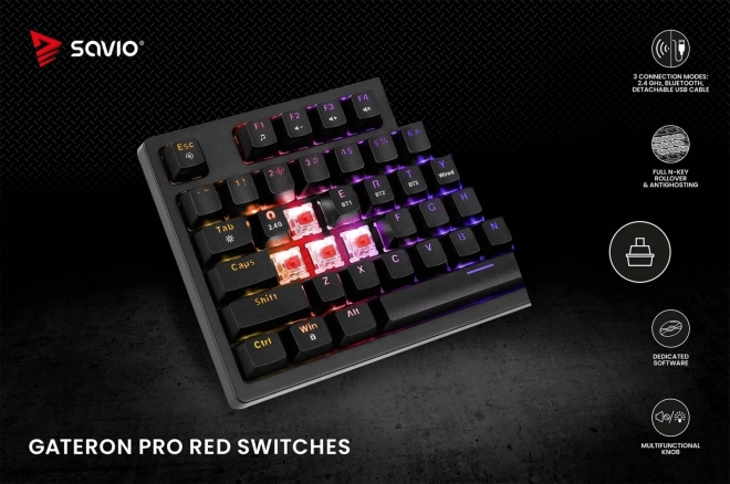 Bezdrôtová mechanická klávesnica Phenix Gateron Red