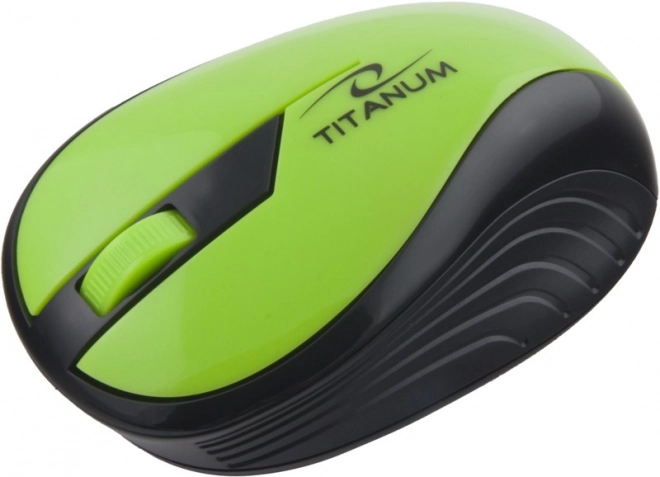 Bezdrôtová optická myš Titanum Rainbow zelená