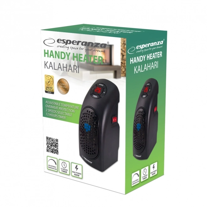 Mini ohrievací ventilátor 400W Kalahari