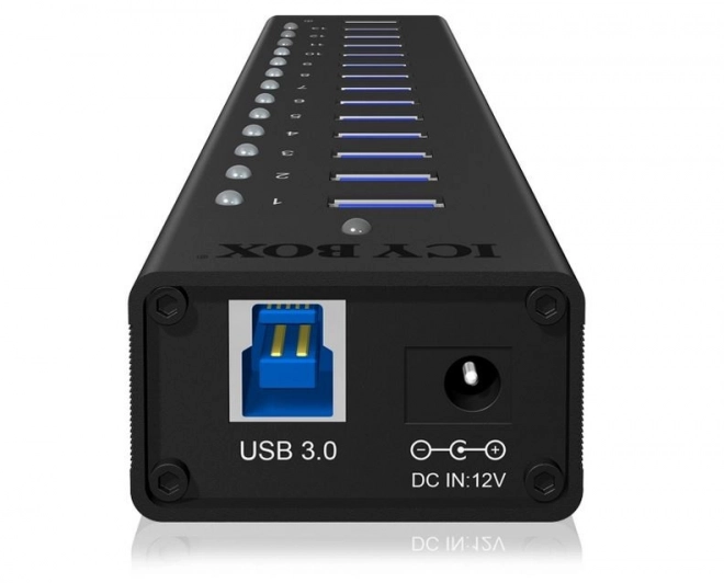 Aktyvny Hub USB 3.0 s 13 portami a hliníkovým puzdrom
