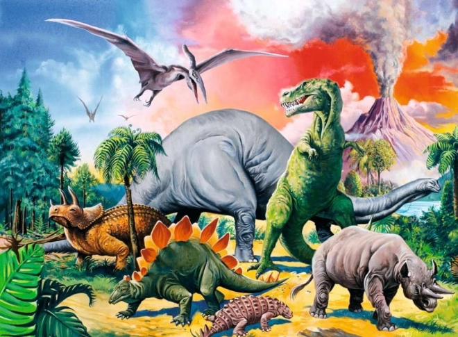 Ravensburger Puzzle Medzi Dinosaurami XXL, 100 dielikov