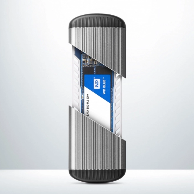 Alumíniový obal na SSD disky Axagon s USB 3.2 Gen 1