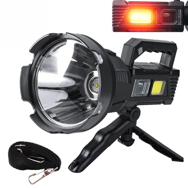 Stojací reflektor CREE LED XHP50 s powerbankou