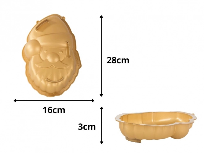 Silikónová forma na pečenie v tvare Santa Clausa