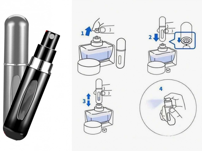 Cestovný parfumový atomizér 5 ml