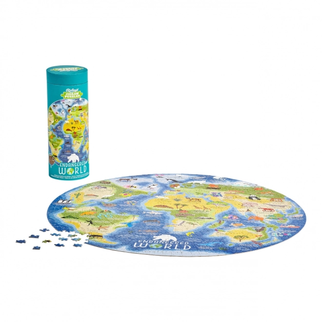 Kruhové puzzle Ridley's Games Ohrozený svet 1000 dielikov