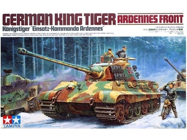 Vojenský model tanku King Tiger 1/35 od Tamiya