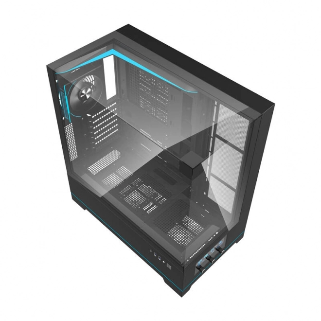 Počítačová skriňa Darkflash DY450 PRO s ventilátorom čierna